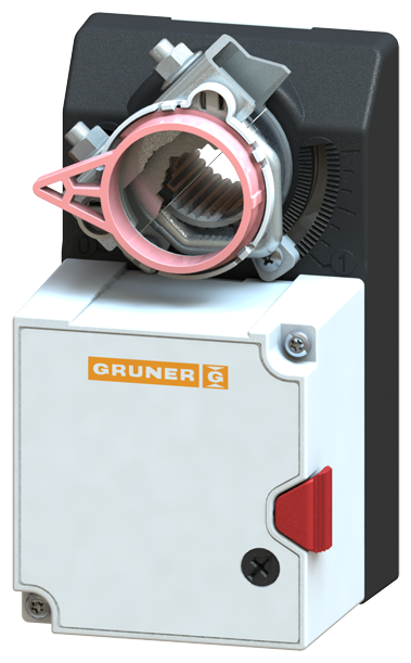 Электропривод Gruner 227-024-15-S1 с моментом вращения 15 Нм