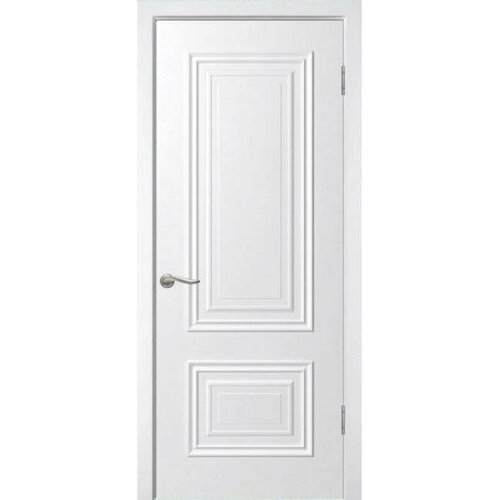 Межкомнатная дверь (комплект) WanMark Гранд-1 / ПГ белая эмаль 60х200