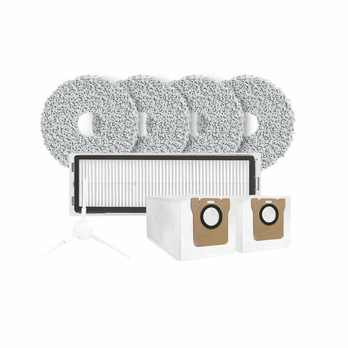 Набор аксессуаров для пылесоса Xiaomi Mijia Vacuum and Mop Robot 2 пылесборника 4 мопа боковая щетка фильтр 3938₽