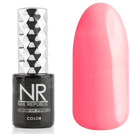 NAIL REPUBLIC, Гель-лак Пылкий розовый, №300, 10 мл