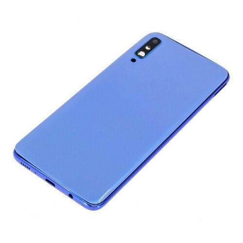 чехол книжка fashion case для samsung galaxy a70 a705 серый Корпус для Samsung A705 Galaxy A70, синий, AA