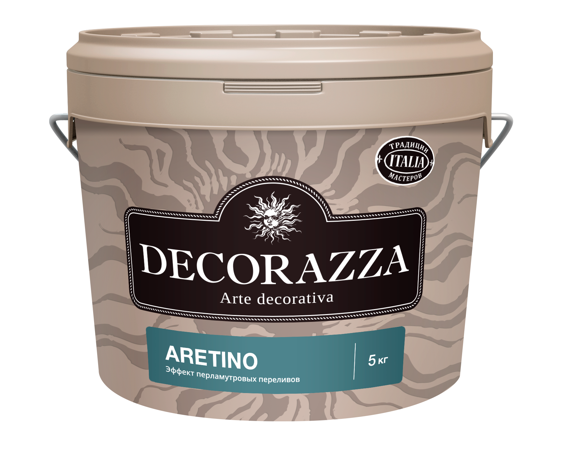 Декоративная штукатурка для стен и потолка Decorazza Aretino AR 001, 5 л