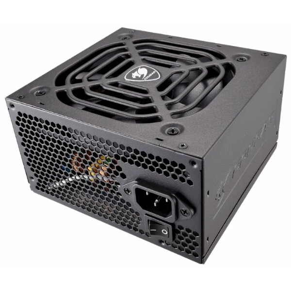 Блок питания Cougar VTE 500 (Разъем PCIe-2шт, ATX v2.31, 500W, Active PFC, 120mm Fan, Power cord, DC-DC, 80 Plus Bronze) (VTE500) BULK