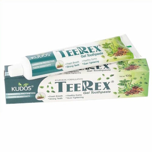 TeeRex Gel/Тирекс, Зубная паста-гель, с нимом, гвоздикой и базиликом, 100 г фармбиомедсервис эквисект паста 10 мг 14 г