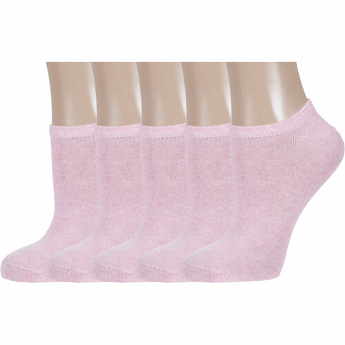 Носки Борисоглебский трикотаж, 5 пар, размер 23-25, розовый