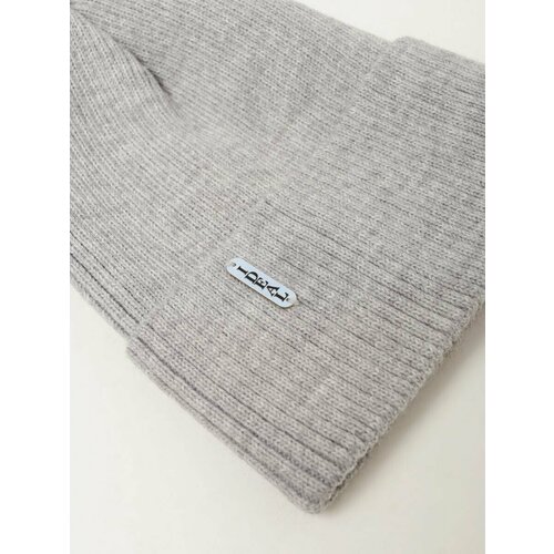 фото Шапка бини , размер uni, серый soda firenze