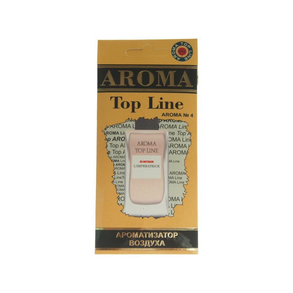 AROMA TOP LINE Ароматизатор для автомобиля Aroma №4 D&G L`Imperatrice 14 г фруктовый