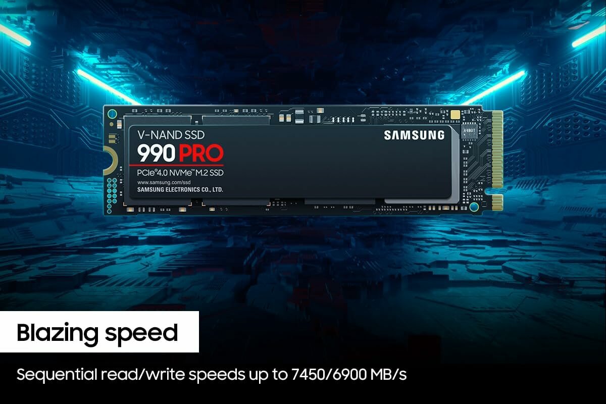 Твердотельный накопитель Samsung 990 Pro 1024ГБ, M.2 2280, PCI-E 4.0 x4, M.2 MZ-V9P1T0BW - фото №20