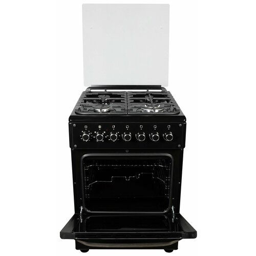 Газовая плита il Monte FO-GE6004 Black60 см Газ-контроль Элект духовка 64 л 3835900₽