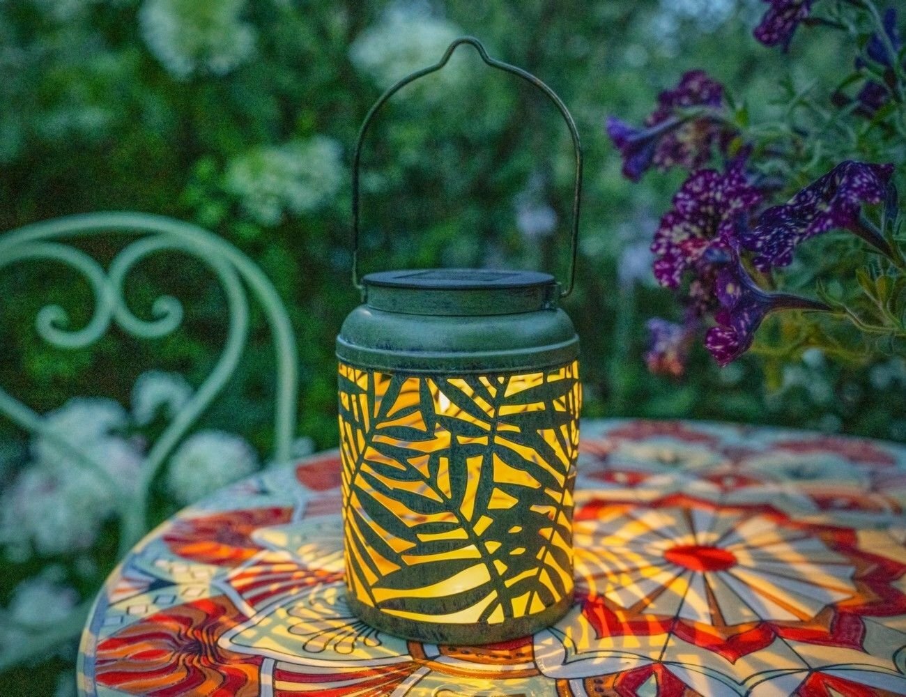 фото Садовый фонарь на солнечной батарее Solar аттар жирар, 16 см, Koopman International 512000830-1