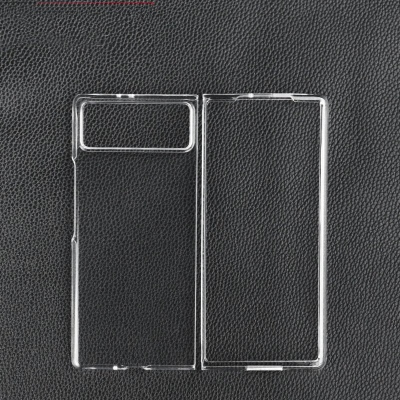 Чехол-накладка-бампер MyPads Tocco для Xiaomi Mix Fold 3 ультратонкий из мягкого качественного силикона, прозрачный