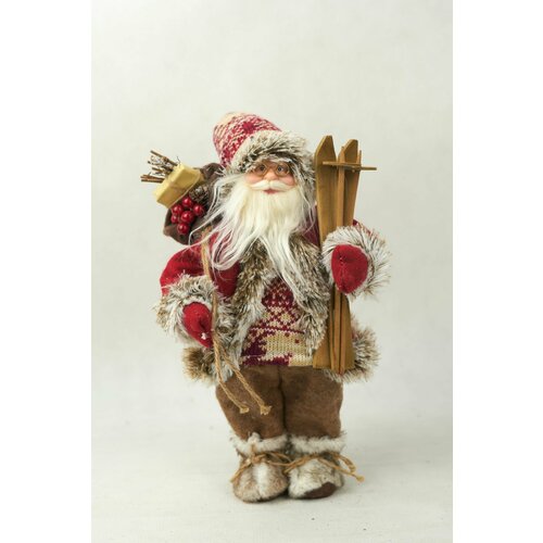 Фигурка декоративная Дед Мороз Магия леса цвет. красный 45 см,