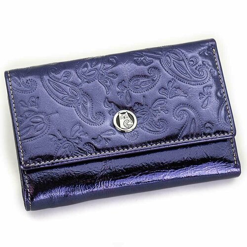фото Кошелек sergio valentini, фактура тиснение, фиолетовый