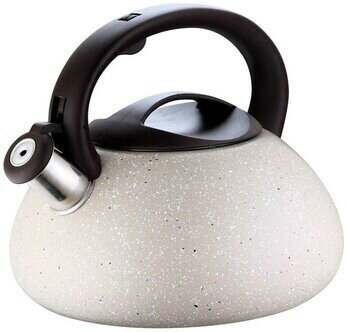 Чайник для плиты Hitt Starlight 3л коричневый мрамор (H01033)