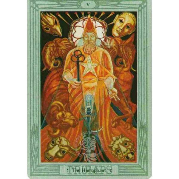 Таро Аввалон, Thoth Tarot deck (коробка) Crowley - фото №16
