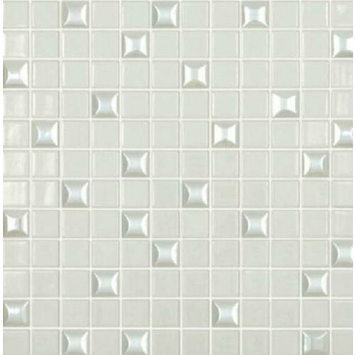 Стеклянная мозаика Vidrepur Edna Mix №100 Белый 31,7х31,7 см