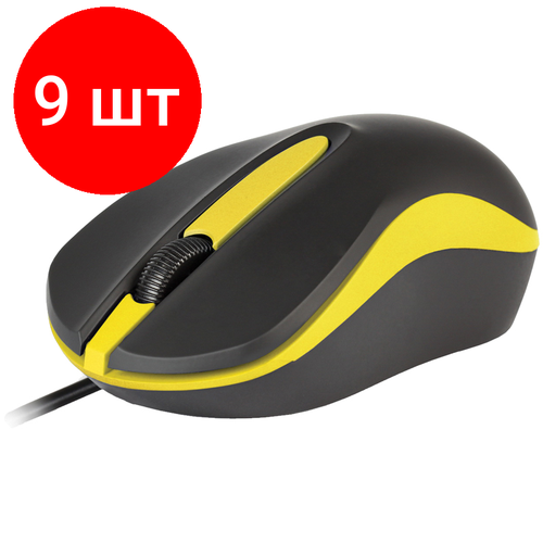 ванночка bh 329 желтый синий Комплект 9 шт, Мышь Smartbuy ONE 329, USB, черный, желтый, 2btn+Roll