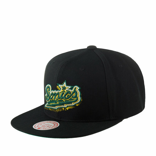 фото Бейсболка mitchell & ness, размер onesize, черный