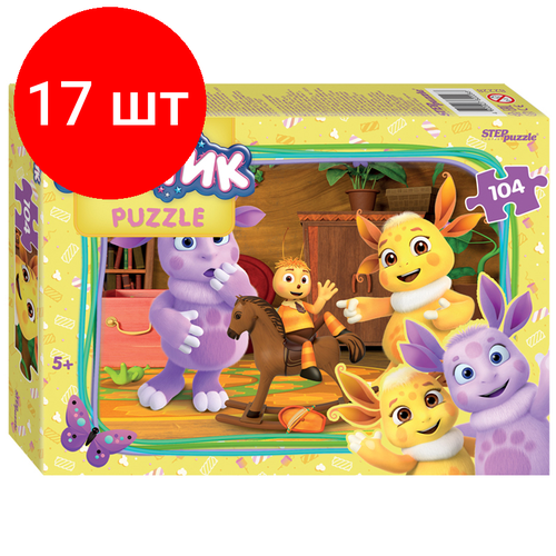 Комплект 17 шт, Пазл 104 эл. Step Puzzle Мельница. Лунтик. new 1 пазл 4в1 лунтик мельница step puzzle