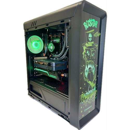 Компьютер NVIDIA RTX 3070, Водяное охлаждение, INTEL 3500 МГц 14 Ядер, 32 Гб DDR4, M2 500 Гб, Системный блок для игр