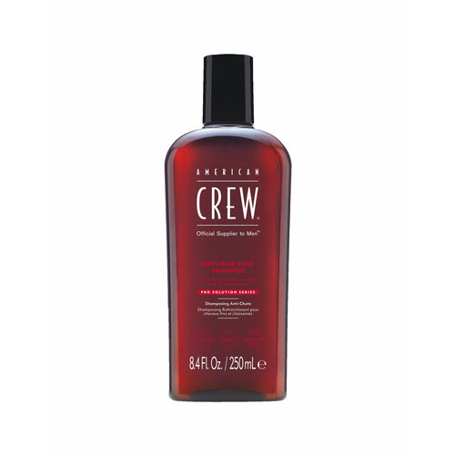 American Crew Шампунь против выпадения волос ANTI-HAIR LOSS SHAMPOO , 250 мл шампунь для волос american crew шампунь для седых и седеющих волос classic gray shampoo