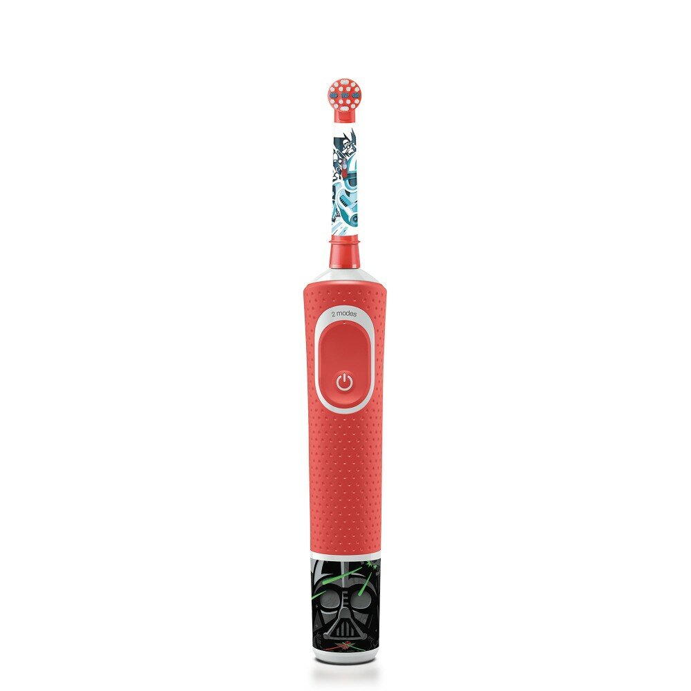 Электрическая зубная щетка Oral-B Vitality Kids Star Wars D100.423.2K красный