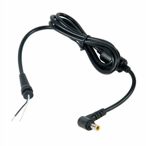 Кабель питания с разъемом для ноутбука Samsung, диаметр 5.5х3.0 мм, длина 1,5 м изогнутый разъем