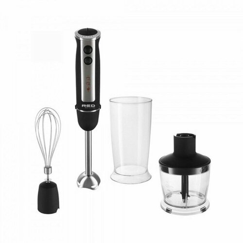 Блендер RED Solution RHB-2908 1200 Вт 12 скоростей 3 насадки погружной цвет чёрный 782300₽