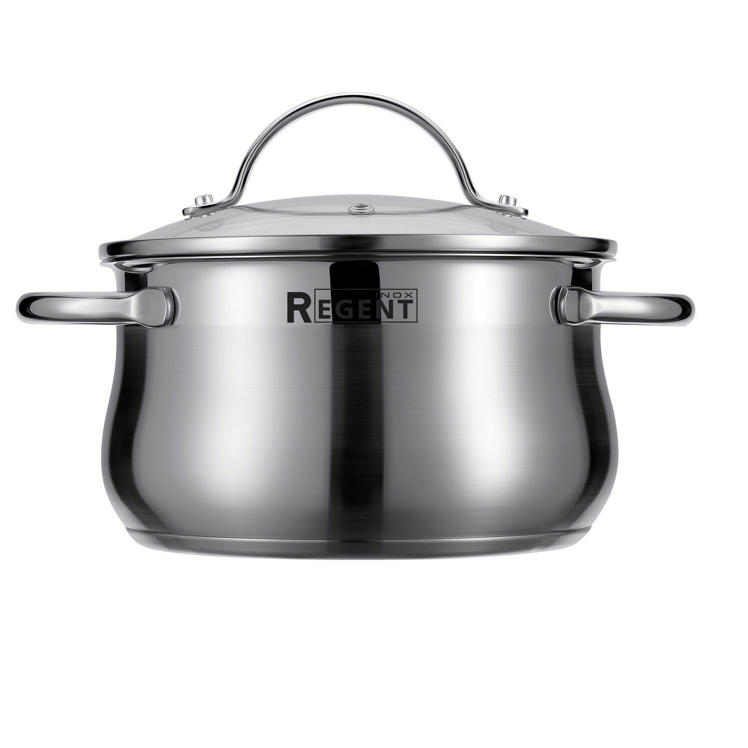 фото Кастрюля Regent Monica, 1.8 л, индукция, нерж. сталь