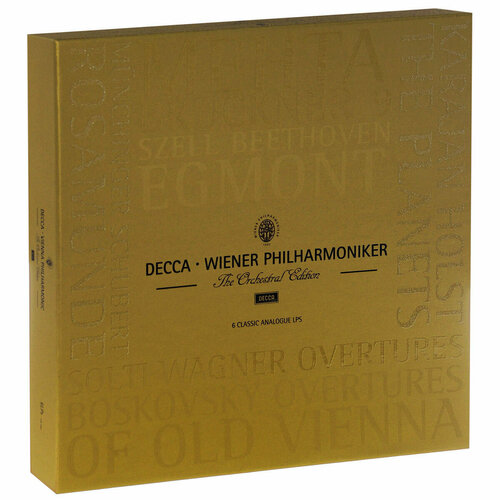 Виниловая пластинка Wiener Philharmoniker - The Orchestral Edition (180g) (Limited Edition) (6 LP) john fahey the yellow princess 180g limited edition