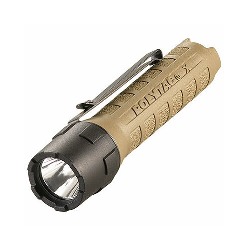 фото Универсальный ручной фонарь streamlight polytac x coyote в ударопрочном полимерном корпусе, 600 lumens (88605)