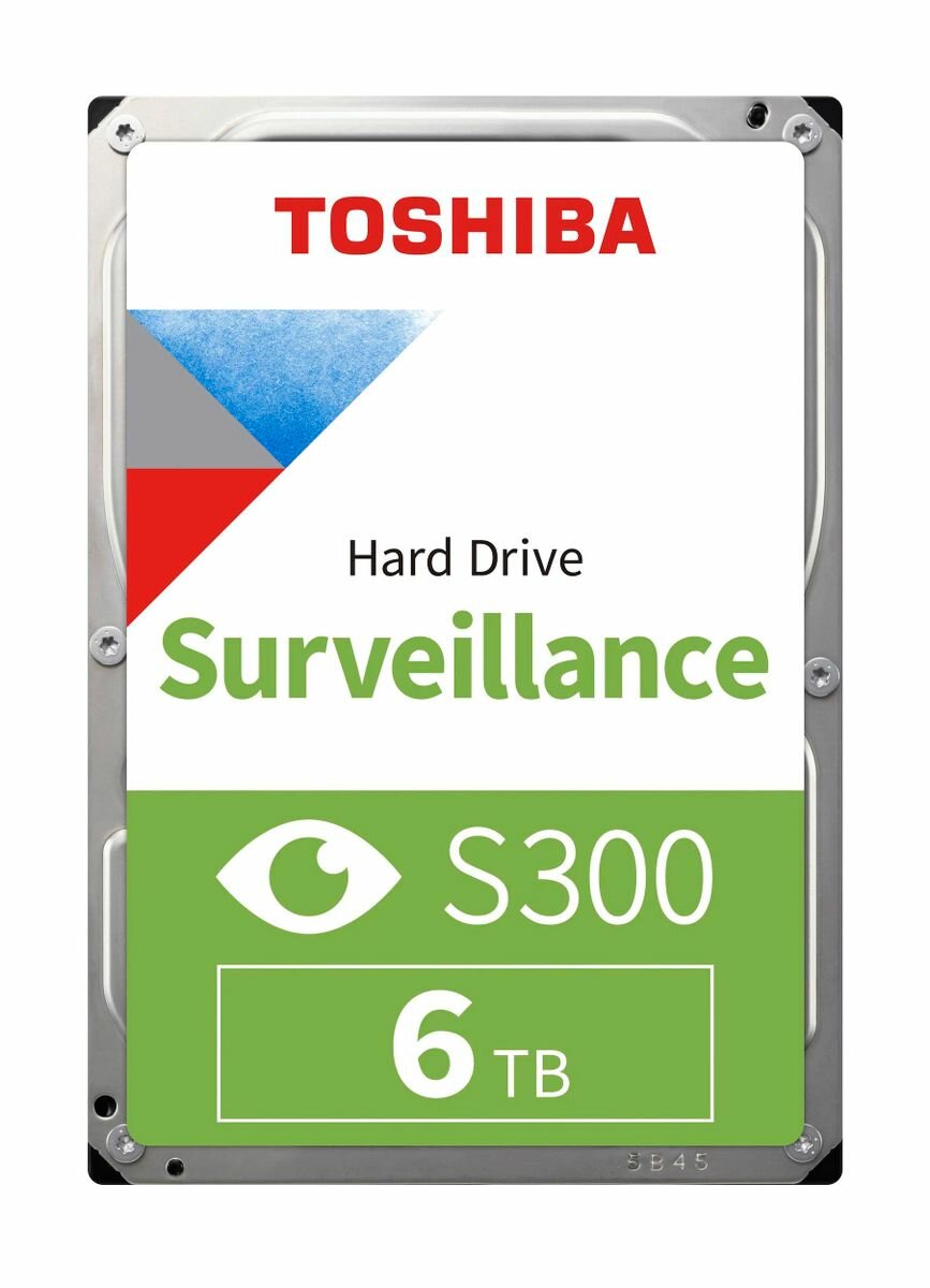 Жесткий диск Toshiba S300 HDWT860UZSVA, 6ТБ, HDD, SATA III, 3.5"