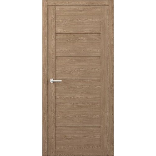 Межкомнатная дверь (дверное полотно) Albero Вена Эко-Шпон / Натуральный дуб / Глухое 80х200