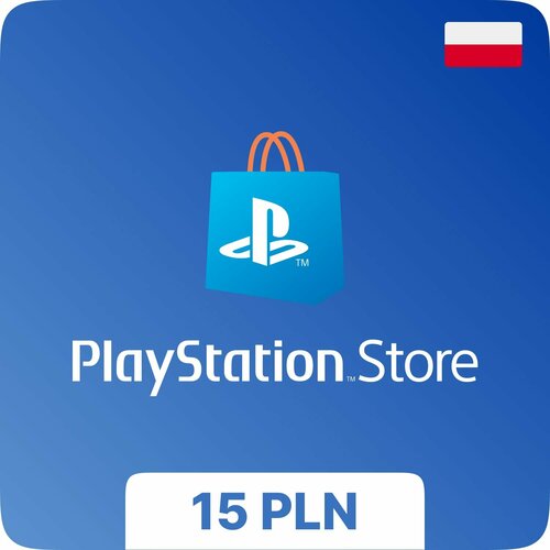 Пополнение счета PlayStation Store на 15 PLN zl Код активации Poland Gift Card Польша 47900₽