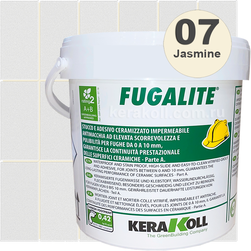 Kerakoll Fugalite Eco 07 Jasmine 3kg эпоксидная затирка для швов
