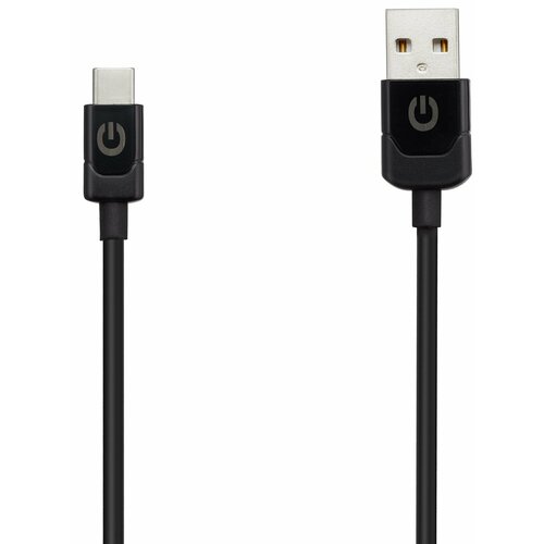 Кабель Gerffins PRO USB-A to Type-C USB 3.0 0.5м, Черный, GFPRO-CAB-AC05-BLACK