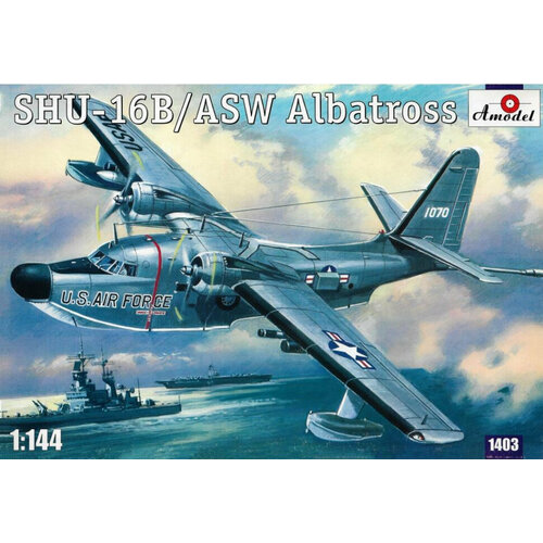 Сборная модель самолёта Shu-16b/asw Albatross Amodel 1403