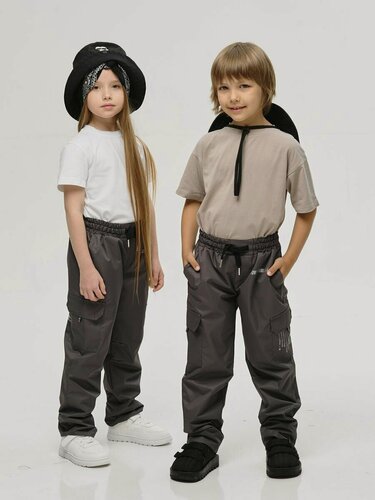 Изображение товара Брюки школьные Брюки демисезонные мембранные ветрозащитные водонепроницаемые