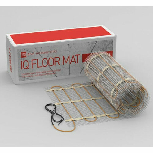 IQWATT Нагревательный мат IQ FLOOR MAT (150 Вт) - 8,0 м2 weber floor protection mat 120 x 80 cm