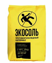 Реагент противогололедный Ecosol -15 С 20 кг / Экосоль