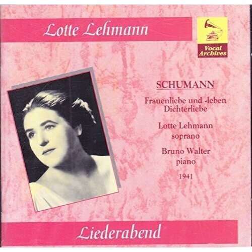 audio cd schumann lehmann lotte liederabend AUDIO CD Schumann - Lehmann, Lotte: Liederabend