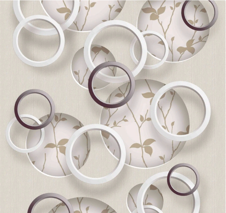 фото Обои бумажные Белорусские обои 0064-61 Фокус коричневый ширина 0,53м №117