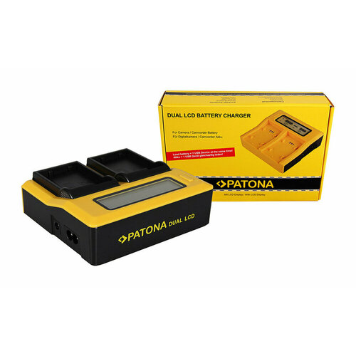 Зарядное устройство Patona Dual LCD USB для 2х аккумуляторов EN-EL15