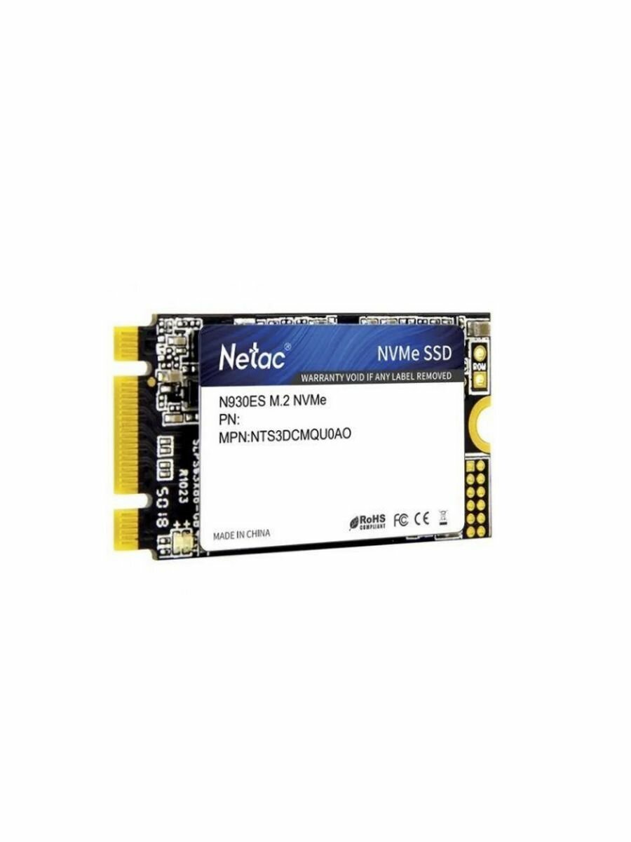 SSD накопитель NETAC N930ES NT01N930ES-001T-E2X 1ТБ, M.2 2242, PCIe 3.0 x2 — фото 1