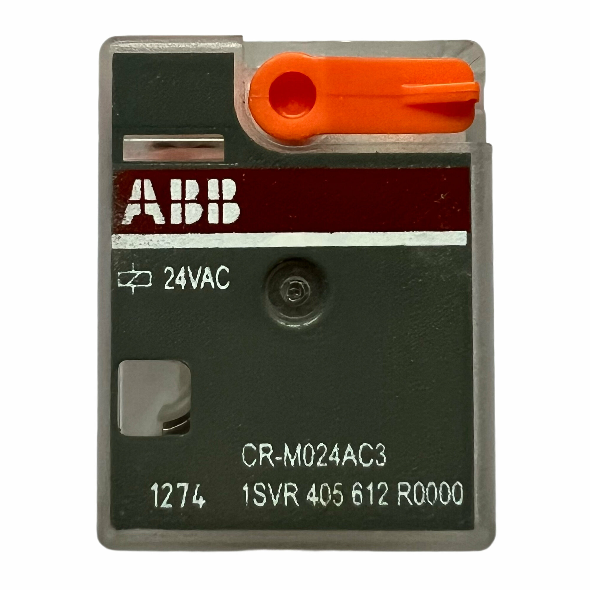 Промежуточное реле ABB CR-M024AC3 (1SVR405612R0000) с 3 перекидными контактами (3CO) с напряжением катушки 24В AC 10А