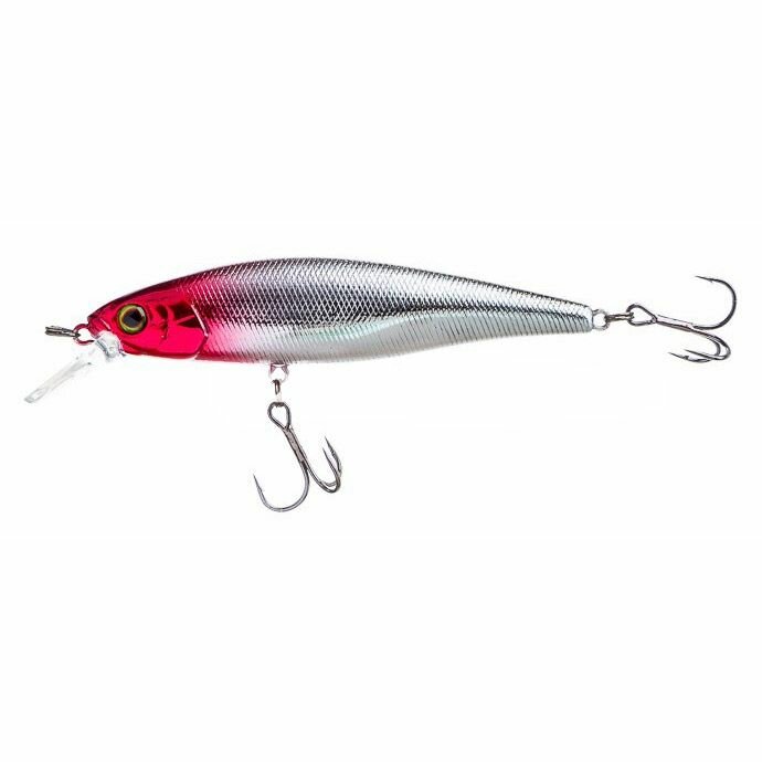 Воблер JACKALL SQUAD MINNOW 80SP цвет HL SILVER RED HEAD