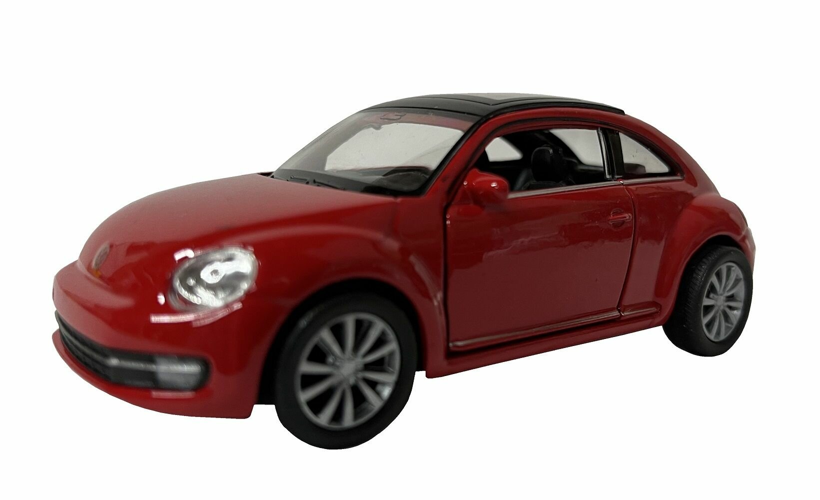Модель машины 1:38 Volkswagen Beetle Welly 43650 красный