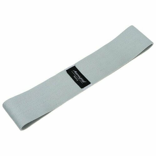 Фитнес-резинка ONLYTOP HEAVY 42х82х03 см нагрузка 15-25 кг цвет серый комплект из 5 шт 2239₽