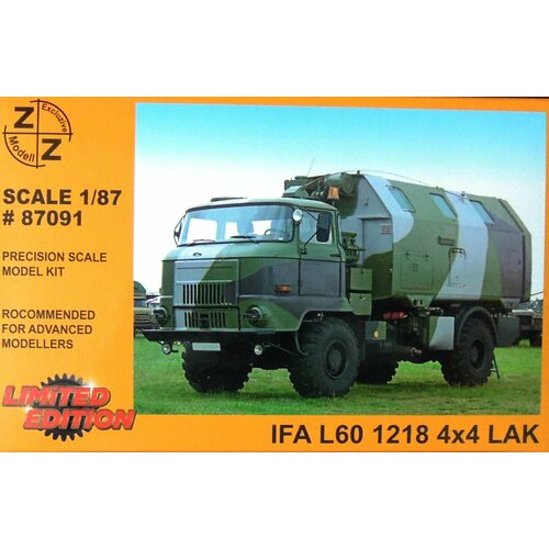 фото 87091zz сборная модель ifa l60 1218 4x4 lak h0 1/87 z&z exclusive modell