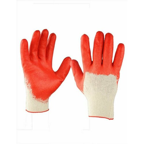 Перчатки х/б с латексным покрытием (цена за 1 пару) перчатки рабочие х б с 2 м латексным покрытием